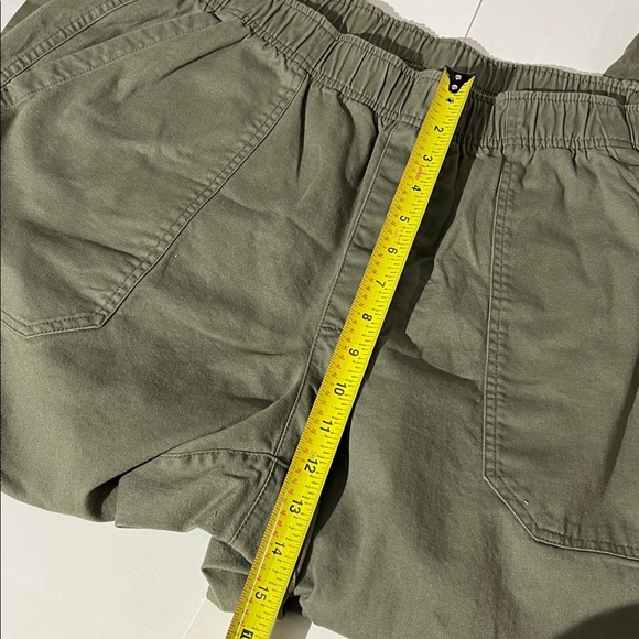 Old Navy High Rise Pulla Comfort Waistband XL Utility Cargo Pants Olive Green - Picture 4 of 8